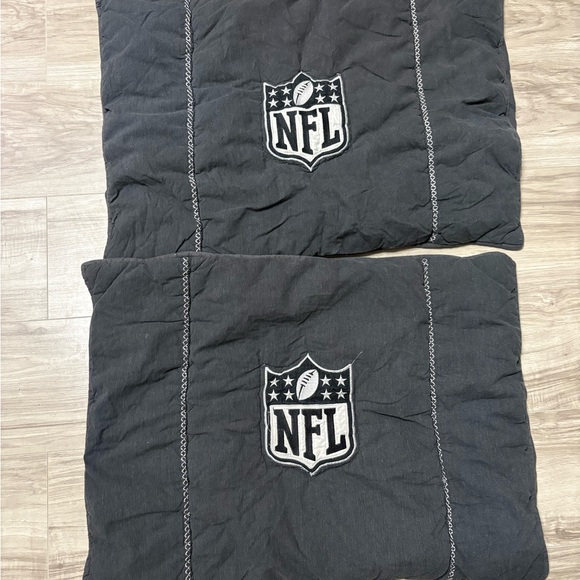Pottery Barn Kids Other - Pottery Barn Kids Gray NFL Pillow Cases (2)